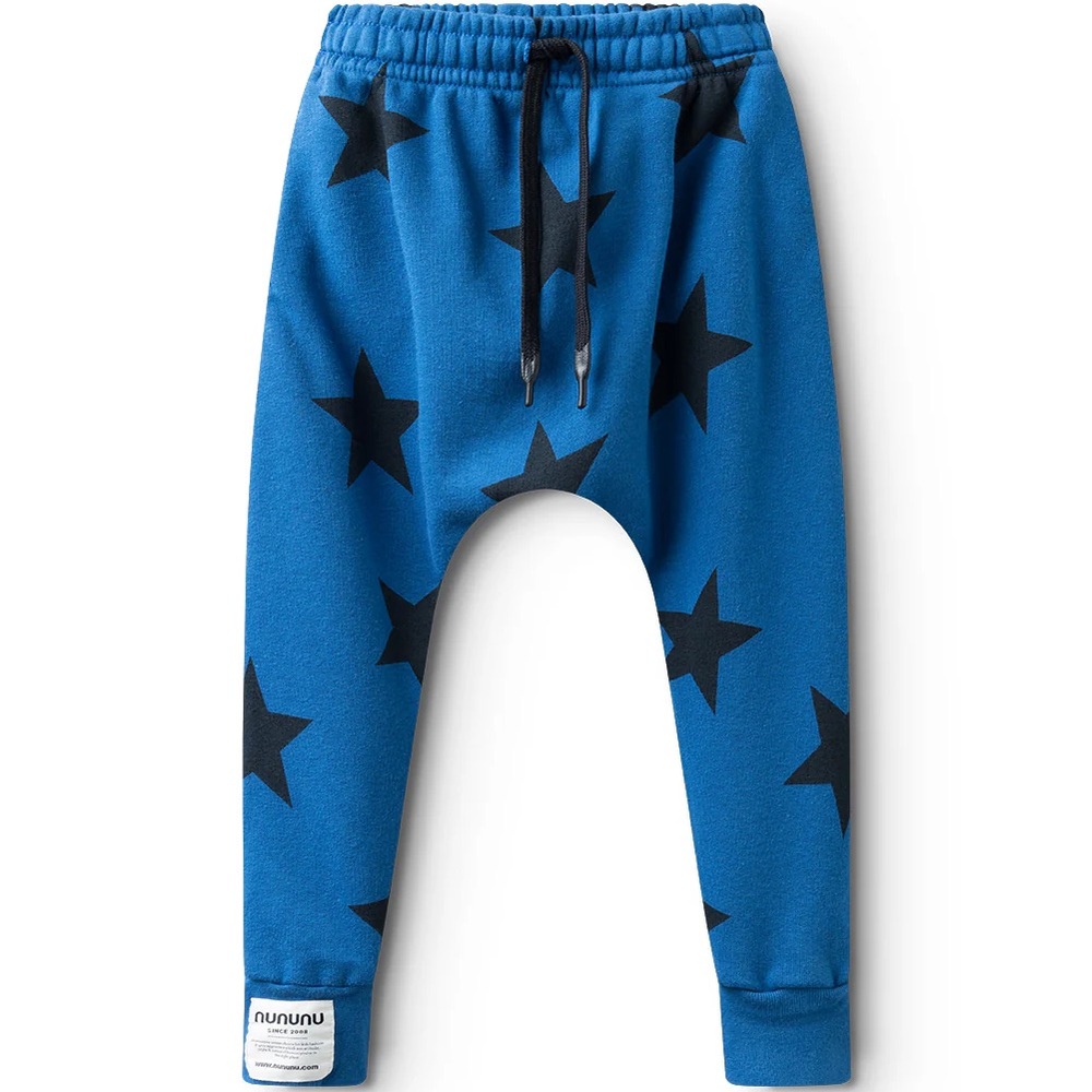 Nununu Kids Blue Star Baggy Pants